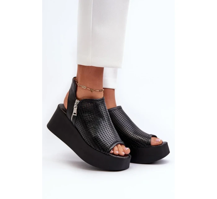 Bota na klínech  model 196626 Step in style