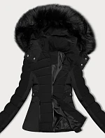 Dámská krátká zimní bunda S'west černá (B8308-1)