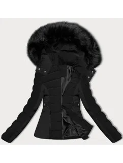 Černá krátká dámská zimní bunda model 21248295 - S'WEST