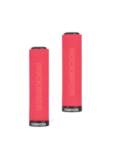 Rukojeti řídítek Rockbros červené/černé