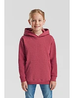 Fruit of the Loom Classic Kids Hooded Sweat Dětská mikina s kapucí 16.2043 retro heather green Fruit of the Loom Classic Kids Hooded Sweat Dětská mikina s kapucí 16.2043 retro heather green