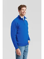 Fruit of the Loom Classic Zip-Neck Sweat Mikina s 1/4 zipem 16.2114 heather grey Fruit of the Loom Classic Zip-Neck Sweat Mikina s 1/4 zipem 16.2114 heather grey