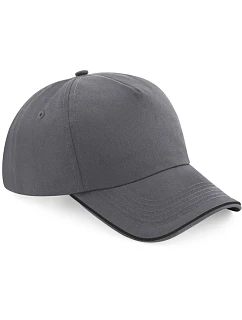 B 5 panelová kšiltovka  53.0 graphite grey/black model 22432887 - Beechfield