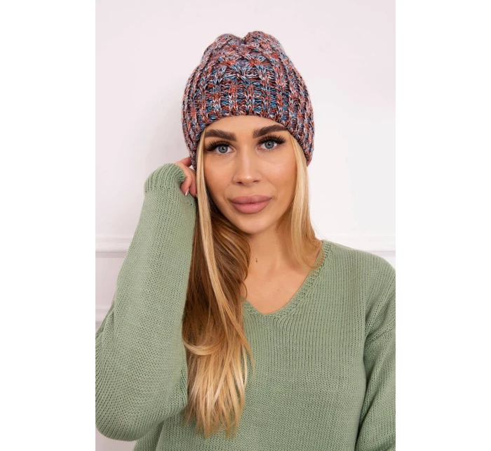 Veselá fleecová čepice K225 červená+modrá