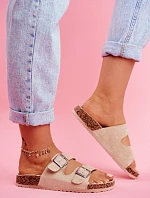 Dámské Nazouváky Béžové Si Senor