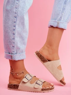 Dámské Nazouváky Béžové model 21533346 - EVENTO