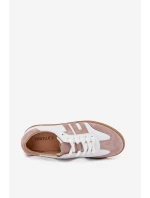 Dámské Kožené Tenisky Vinceza 79557 Bílá-Bežová Dámské Kožené Tenisky Vinceza 79557 Bílá-Bežová