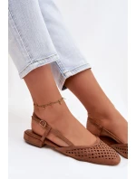 baleríny z eko semiše Camel model 21951516 - Boto