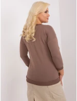 Bluzka RV BZ model 18965295 brązowy - FPrice Bluzka RV BZ model 18965295 brązowy - FPrice