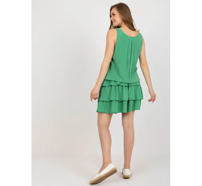 TW SK BI 8139 šaty.44 zelená