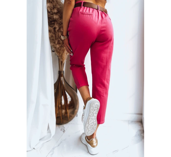 Dámské chinos kalhoty ME BELLA fuchsiová FashionStreet UY1410 Dámské chinos kalhoty ME BELLA fuchsiová FashionStreet UY1410