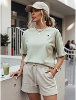 SWAN dámské šortky pistáciové FashionStreet SY0330 SWAN dámské šortky pistáciové FashionStreet SY0330