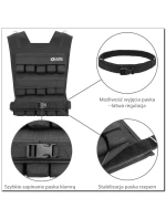 Tréninková vesta s 30kg zátěží z Cordury HMS KTO30