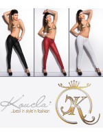 Sexy KouCla Letherlook-Pants with lacing and studs
