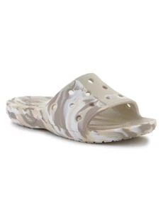 Dámské žabky Classic Marbled Slide 206879-2Y3 hnědé - Crocs