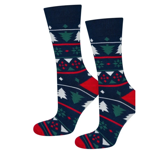 Ponožky SOXO - ozdobná krabička, vánoční stromeček