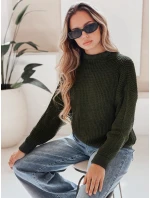 CAMERON dámský svetr zelený FashionStreet MY1153 CAMERON dámský svetr zelený FashionStreet MY1153