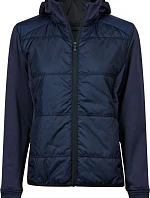 Tee Jays TJ 9113 Dámská hybridní strečová bunda s kapucí 18.9113 navy/navy