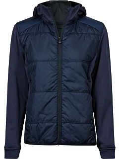 Tee Jays TJ 9113 Dámská hybridní strečová bunda s kapucí 18.9113 navy/navy