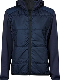 Tee Jays TJ 9113 Dámská hybridní strečová bunda s kapucí 18.9113 navy/navy
