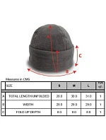 Result Headwear RC 141X Fleecová čepice s širokou manžetou 28.141X grey Result Headwear RC 141X Fleecová čepice s širokou manžetou 28.141X grey