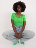 Bluzka PM BZ model 21153753 jasny zielony - FPrice Bluzka PM BZ model 21153753 jasny zielony - FPrice