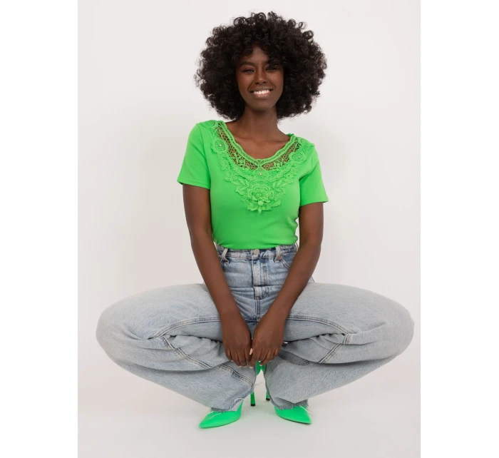 Bluzka PM BZ model 21153753 jasny zielony - FPrice Bluzka PM BZ model 21153753 jasny zielony - FPrice