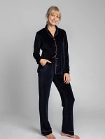 Dámské domácí kalhoty LA008 Tmavě modrá - LaLupa