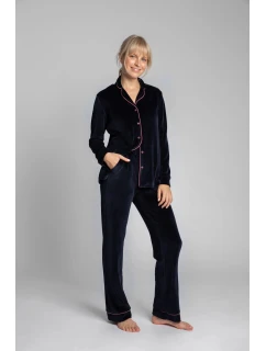 Dámské domácí kalhoty LA008 Tmavě modrá - LaLupa