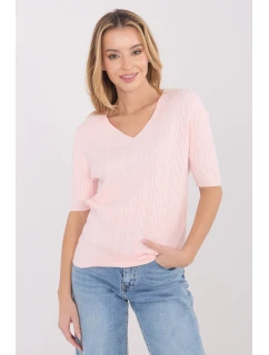 Svetr s krátkým rukávem  model 222834 Factory Price