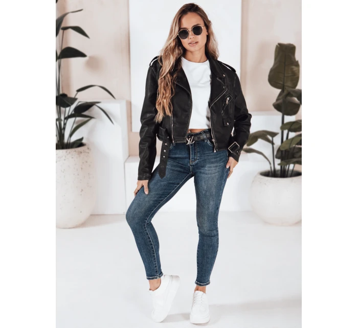 Dámské skinny džíny tmavě modré FashionStreet UY2807 Dámské skinny džíny tmavě modré FashionStreet UY2807