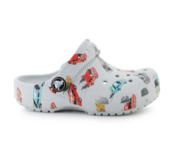 Žabky Crocs Classic Race Cars Graphic Jr 210992-1NN Žabky Crocs Classic Race Cars Graphic Jr 210992-1NN