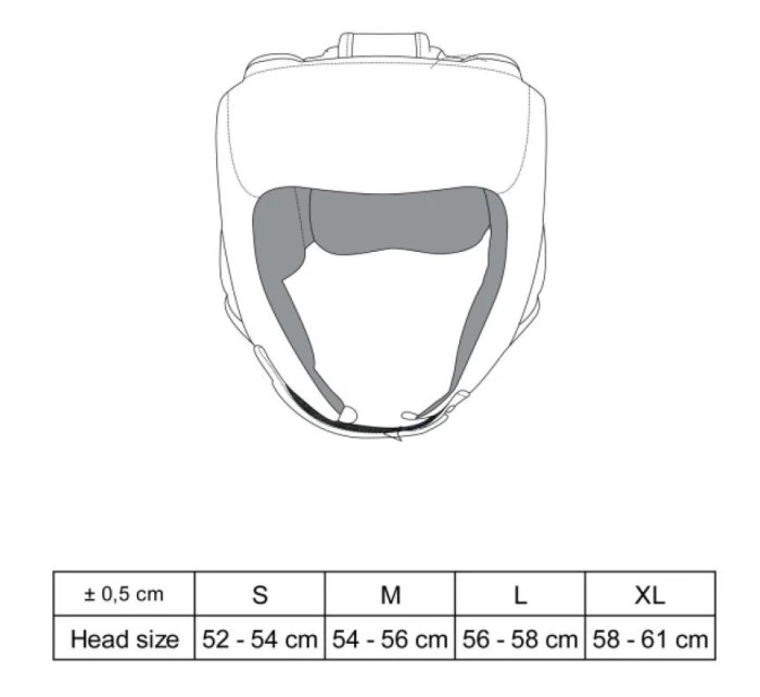 Boxerská přilba pro turnaje KTT-COMPETITION (SCHVÁLENÁ SVĚTOVÝM BOXINGEM)