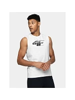 Pánské tričko bez rukávů 4F 4FWSS26TSLEM357-10S