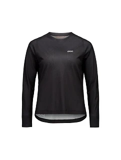 Cyklistické tričko POC W's Motion Air L/S Jersey, černé