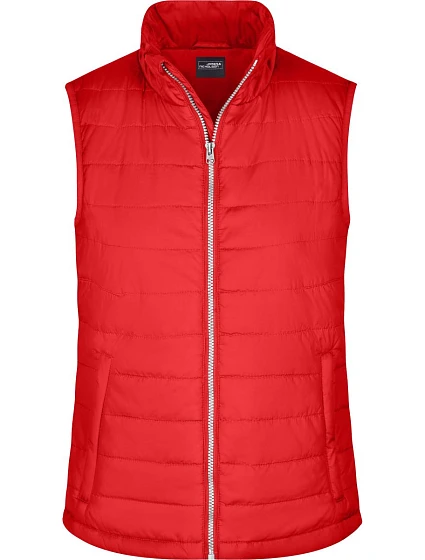 Daiber JN 1135 Dámská prošívaná vesta 02.1135 red Daiber JN 1135 Dámská prošívaná vesta 02.1135 red