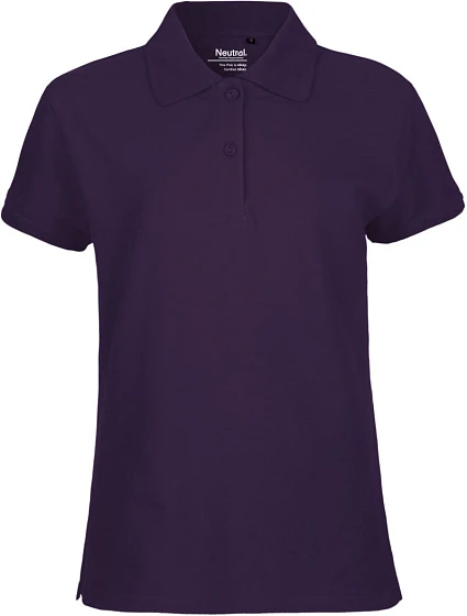 O Dámské piqué polo z bio bavlny purple model 22503865 - Neutral