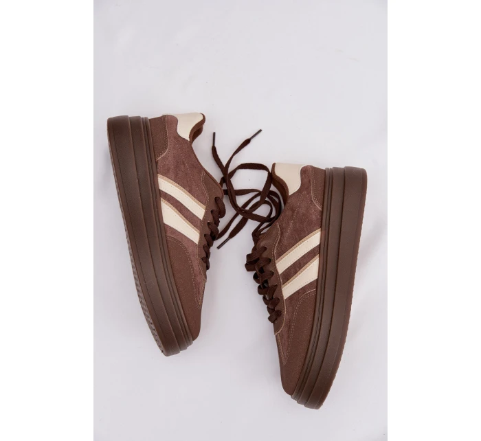 Dámské tenisky na platformě Hnědé model 21997866 - Boto