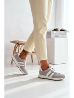 Dámské tenisky z pravé semišové šedé model 22069511 - EVENTO Dámské tenisky z pravé semišové šedé model 22069511 - EVENTO