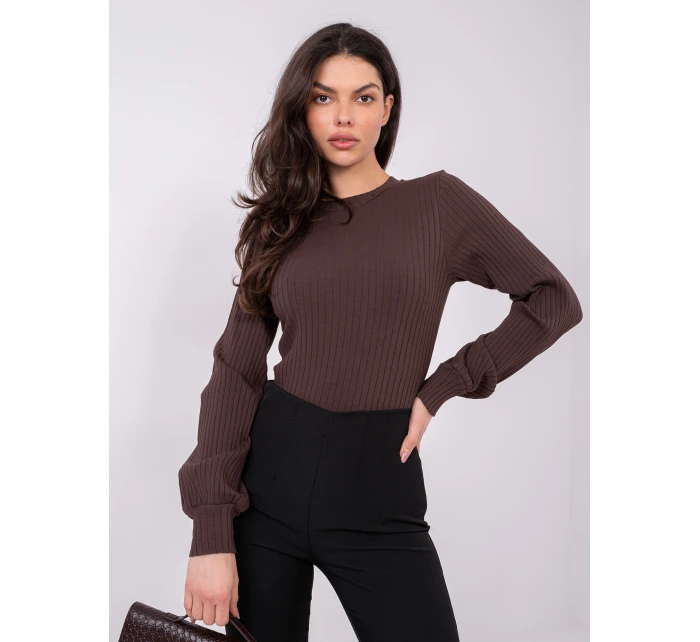 Bluzka RV BZ model 21818971 ciemny brązowy - FPrice