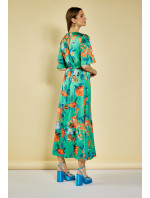 Monnari Šaty Dlouhé šaty s obálkovým výstřihem Multicolor