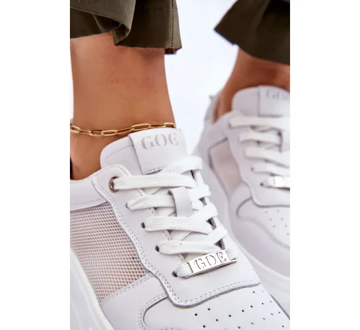 Dámské klasické sportovní boty GOE LL2N4060 Bíle Dámské klasické sportovní boty GOE LL2N4060 Bíle