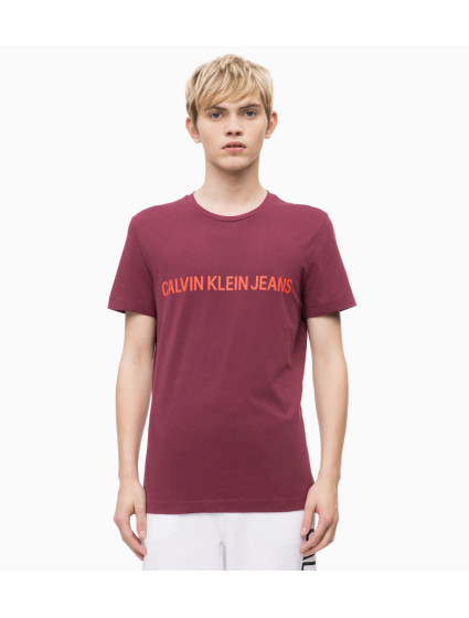 Pánské tričko model 6475918 vínová - Calvin Klein