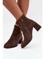 Boty na podpatku  model 222973 Step in style