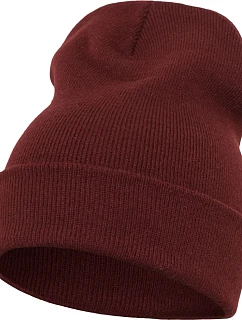Dlouhá pletená čepice maroon model 22478657 - Flexfit