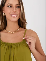 Šaty IR SK 6816.16P olivově zelené