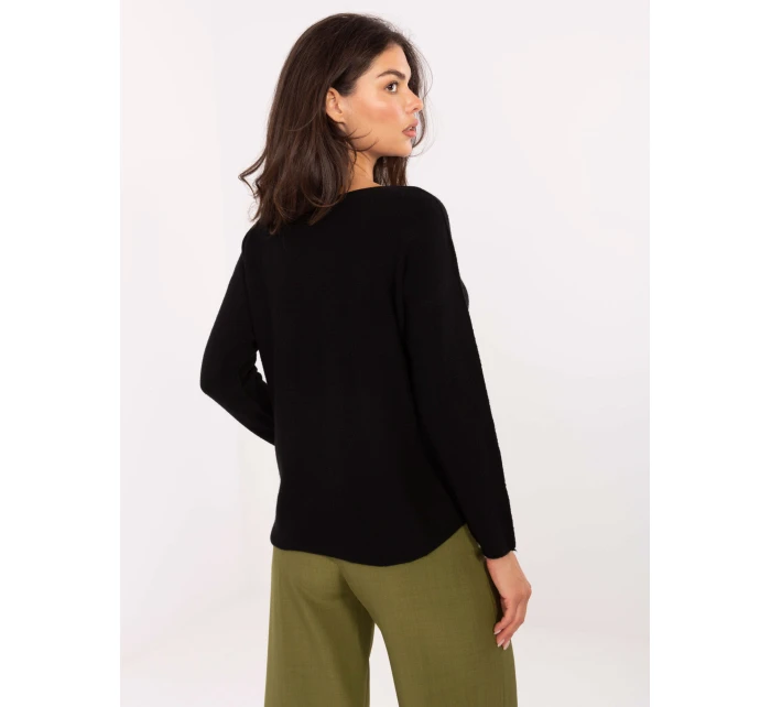 Sweter IT SW model 21302465 czarny - FPrice Sweter IT SW model 21302465 czarny - FPrice