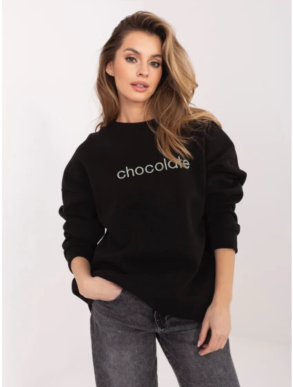 Bluza RV BL model 22020611 czarno zielony - FPrice Bluza RV BL model 22020611 czarno zielony - FPrice