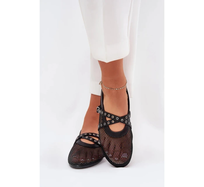 Balerinky P-1416 černé - Step in style