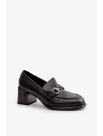 Polobotky na podpatku model 199318 Step in style Polobotky na podpatku model 199318 Step in style